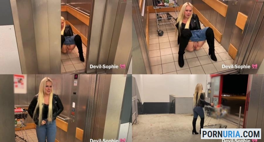 Devil Sophie - Elevator sfontne [HD 720p] MDH Pissing