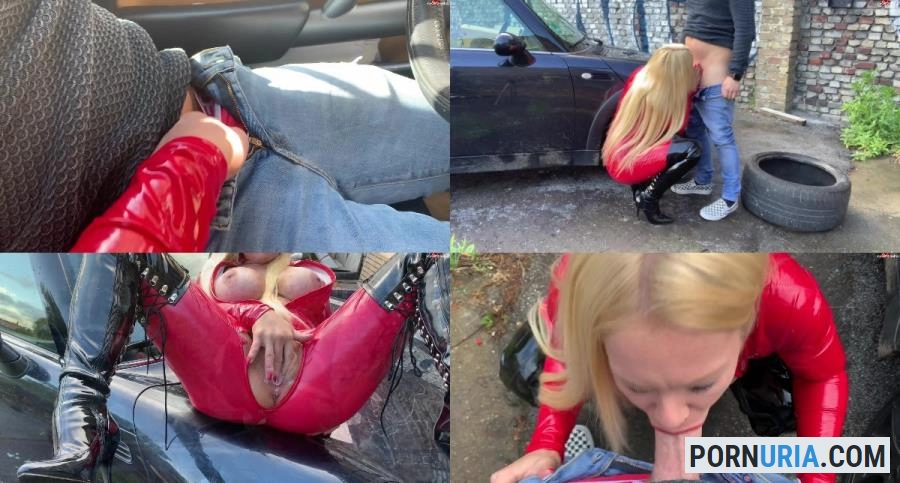 Devil Sophie - Latex-Fotzen-Mudda-Milf auf Linienstrasse Public zerfickt und Augenbesamung [FullHD 1080p] MDH Pissing