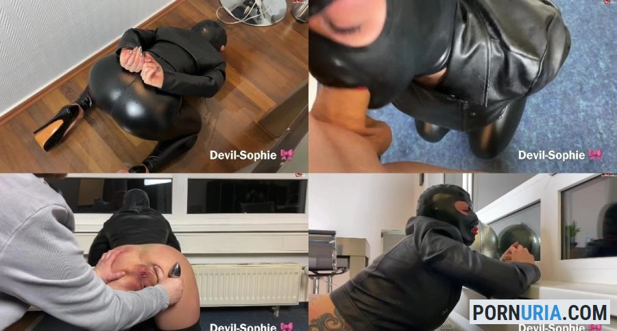 Devil Sophie - Auf frischer Tat ertappt - Piss pervers und Anal Spreizung mit Analcreampie [FullHD 1080p] MDH Pissing