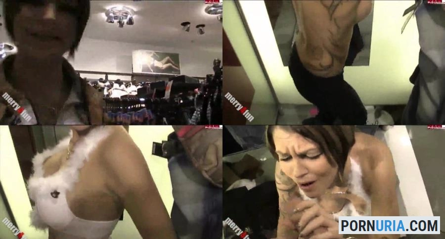 Merry4Fun - Public-Shoppen & Blasen im Kaufhaus [HD 720p] MyDirtyHobby.com