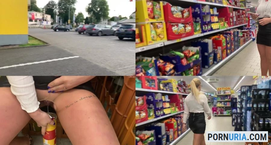Devil Sophie - Mega extreme bold in the chips can sed in the supermarket [FullHD 1080p] MDH Pissing