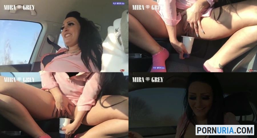 Mira-Grey - Verrückter Speed-Piss auf der Autobahn [HD] MyDirtyHobby.com