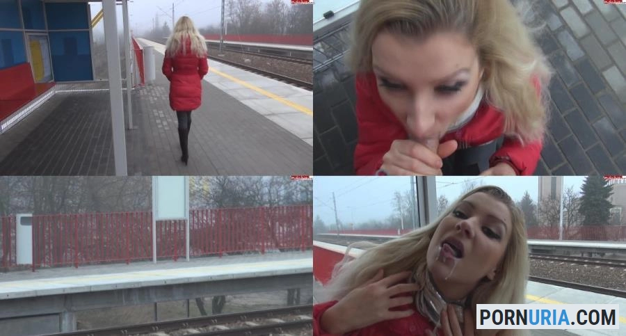 VanessaKiss - Blowjob S-Bahn Haltestelle! Public! [HD 720p] MyDirtyHobby.com