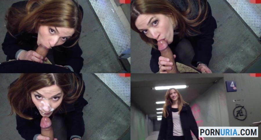 MaryHaze - Public Speed-Blowjob am Bahnhof Spermaface! [Full HD] MyDirtyHobby.com