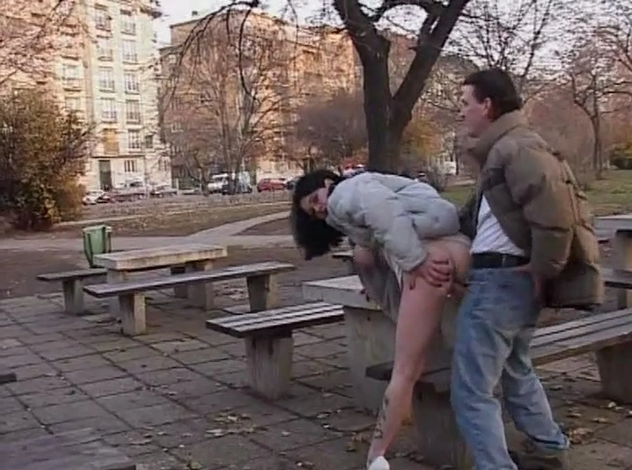 Czech & Hungarian Girls Pee Outdoors in Public Streets, 1999 Fetish