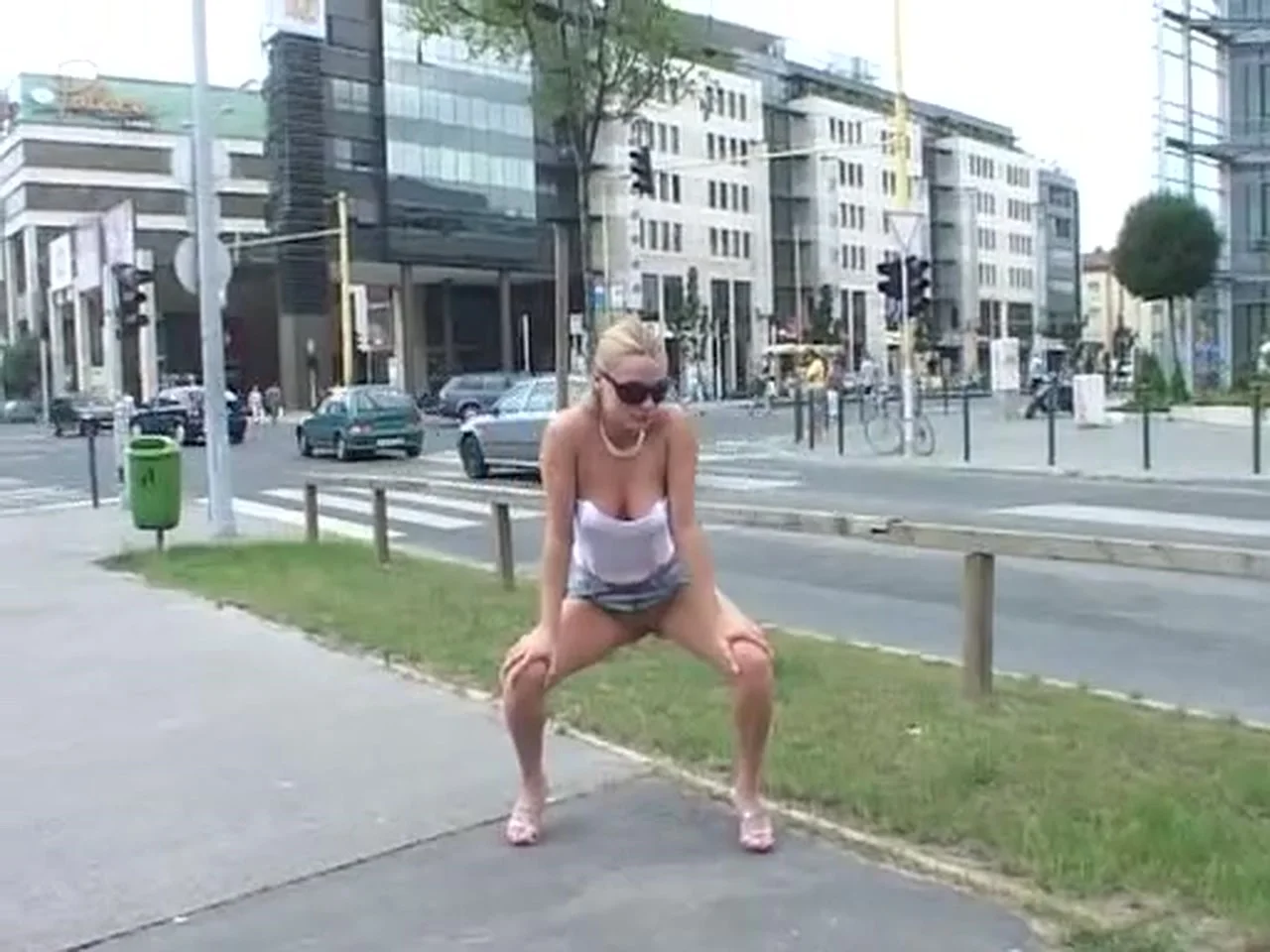 Czech Girls Get Bold: Shameless Street Peeing Without a Care
